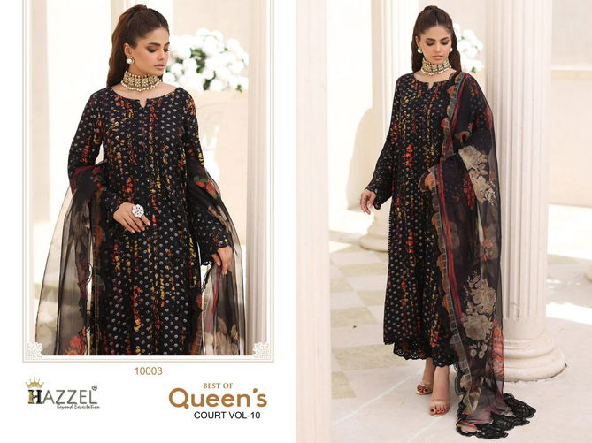 Queens Court Vol 10 By Hazzel Cotton Pakistani Suits Wholesale Clothing Suppliers In India
